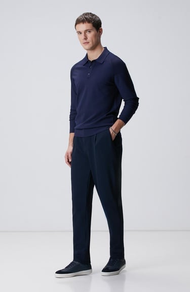  Network Erkek Lacivert Triko