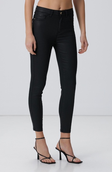  Network Kadın Siyah Denim Pantolon