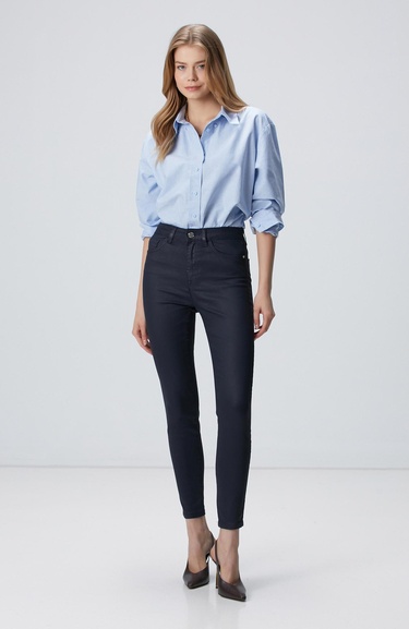  Network Kadın Lacivert Denim Pantolon