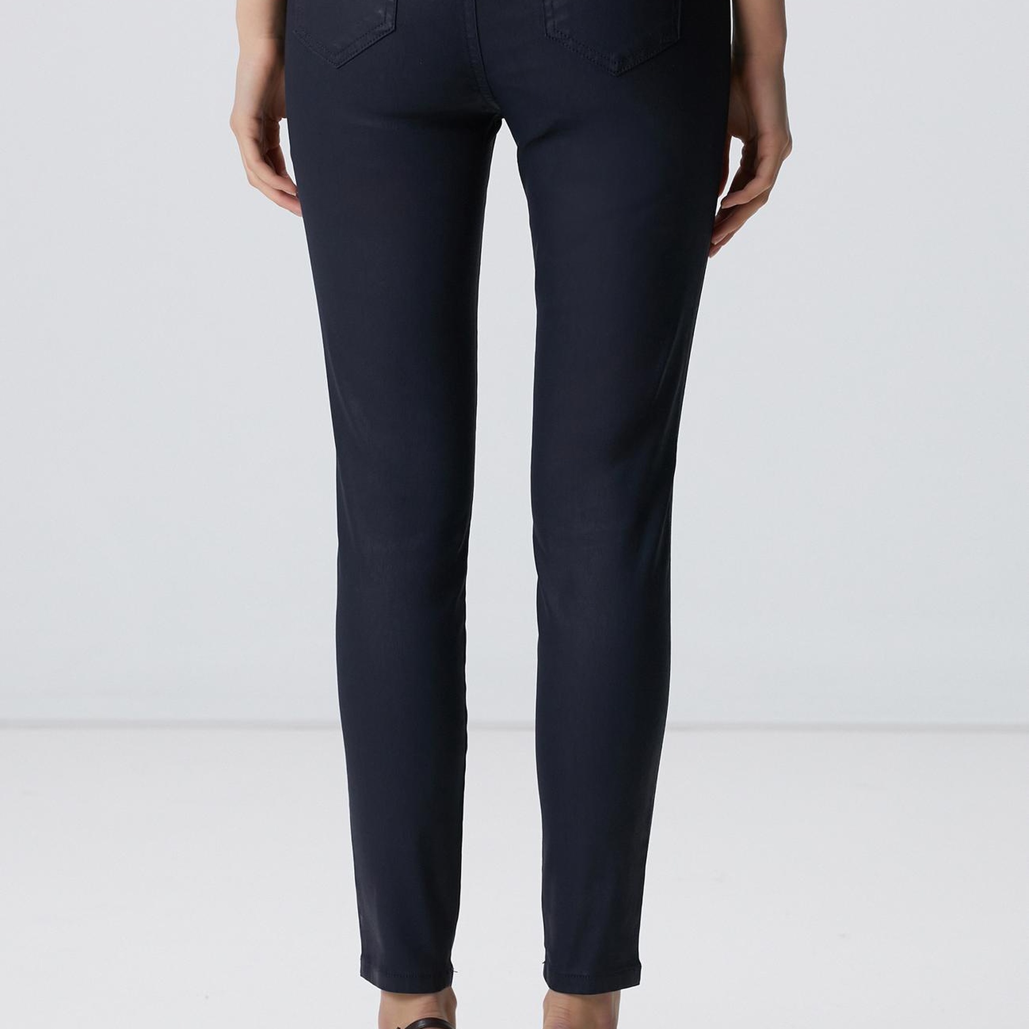 Network Kadın Lacivert Denim Pantolon