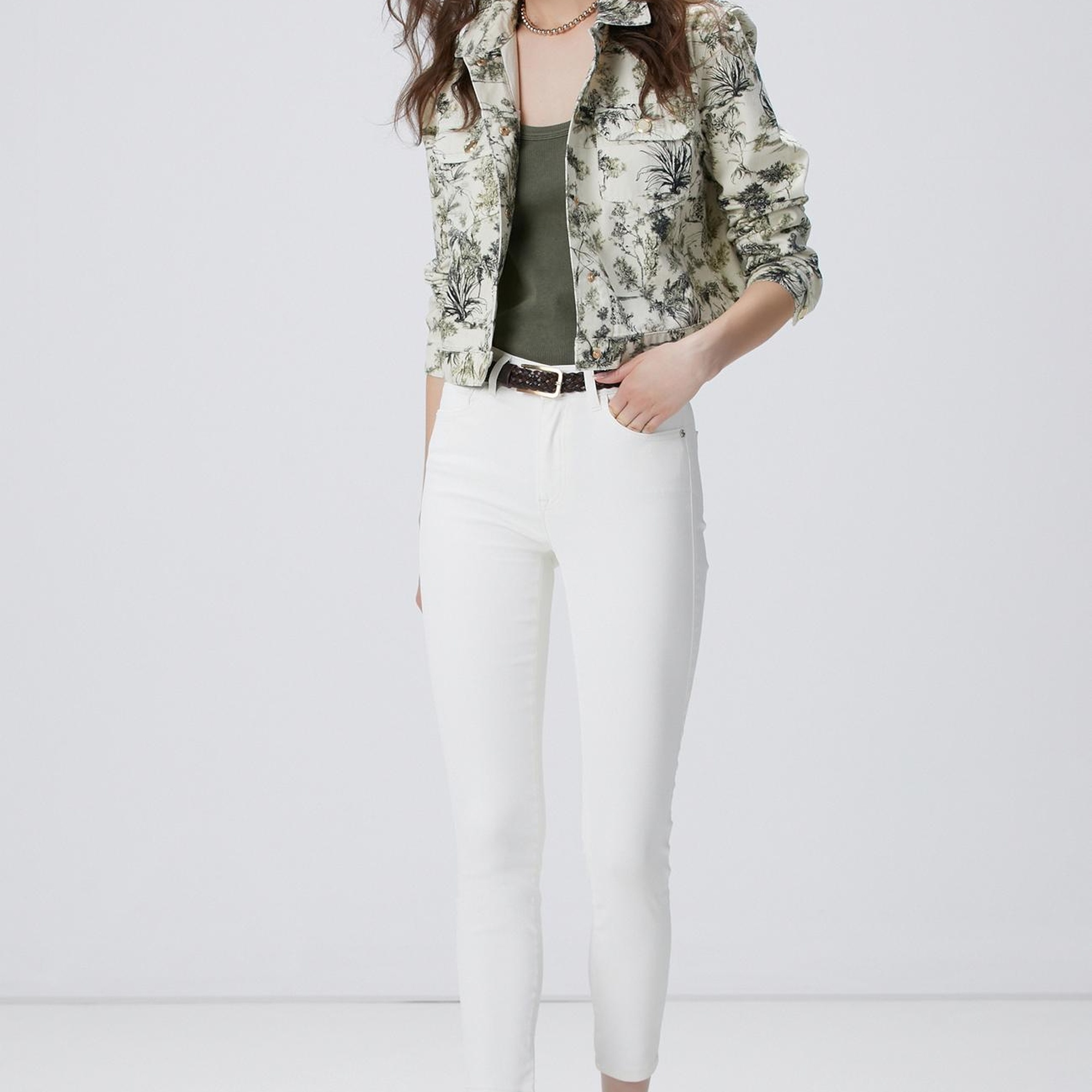 Network Kadın Beyaz Denim Pantolon