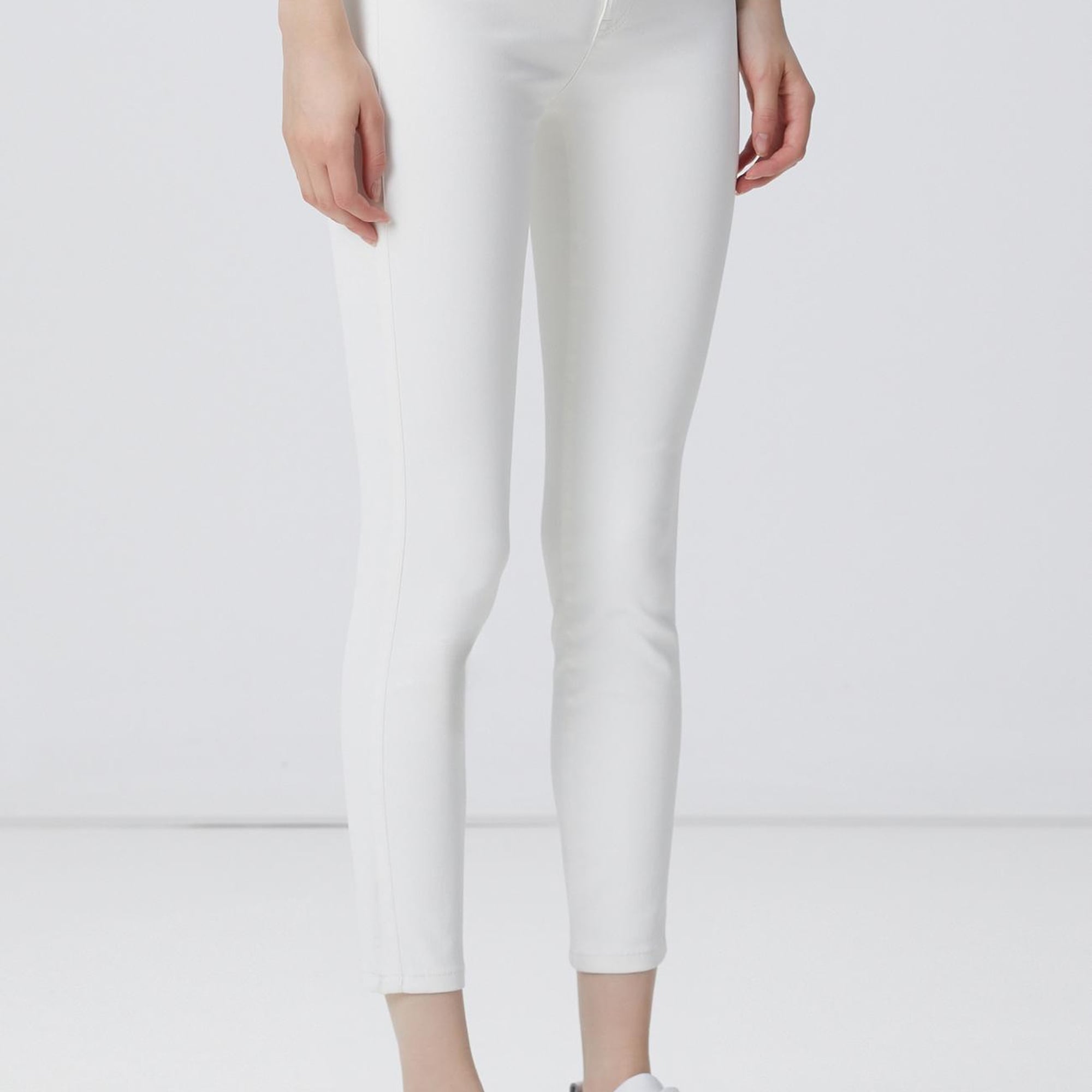 Network Kadın Beyaz Denim Pantolon