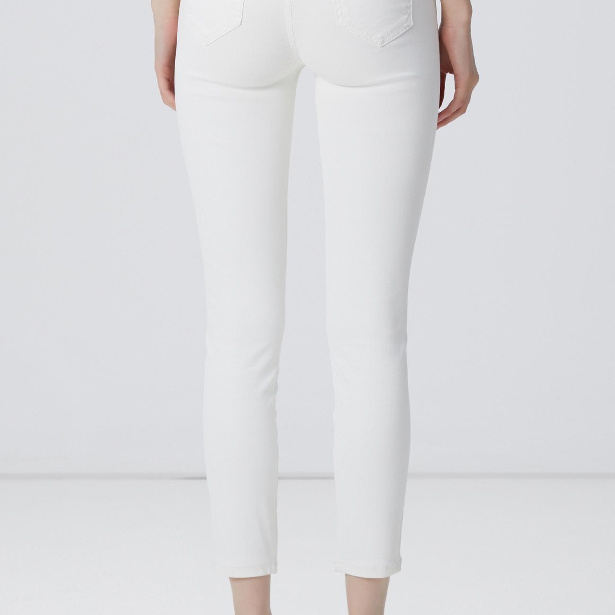 Network Kadın Beyaz Denim Pantolon