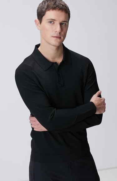  Network Erkek Siyah Triko