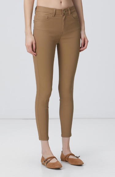  Network Kadın Camel Denim Pantolon