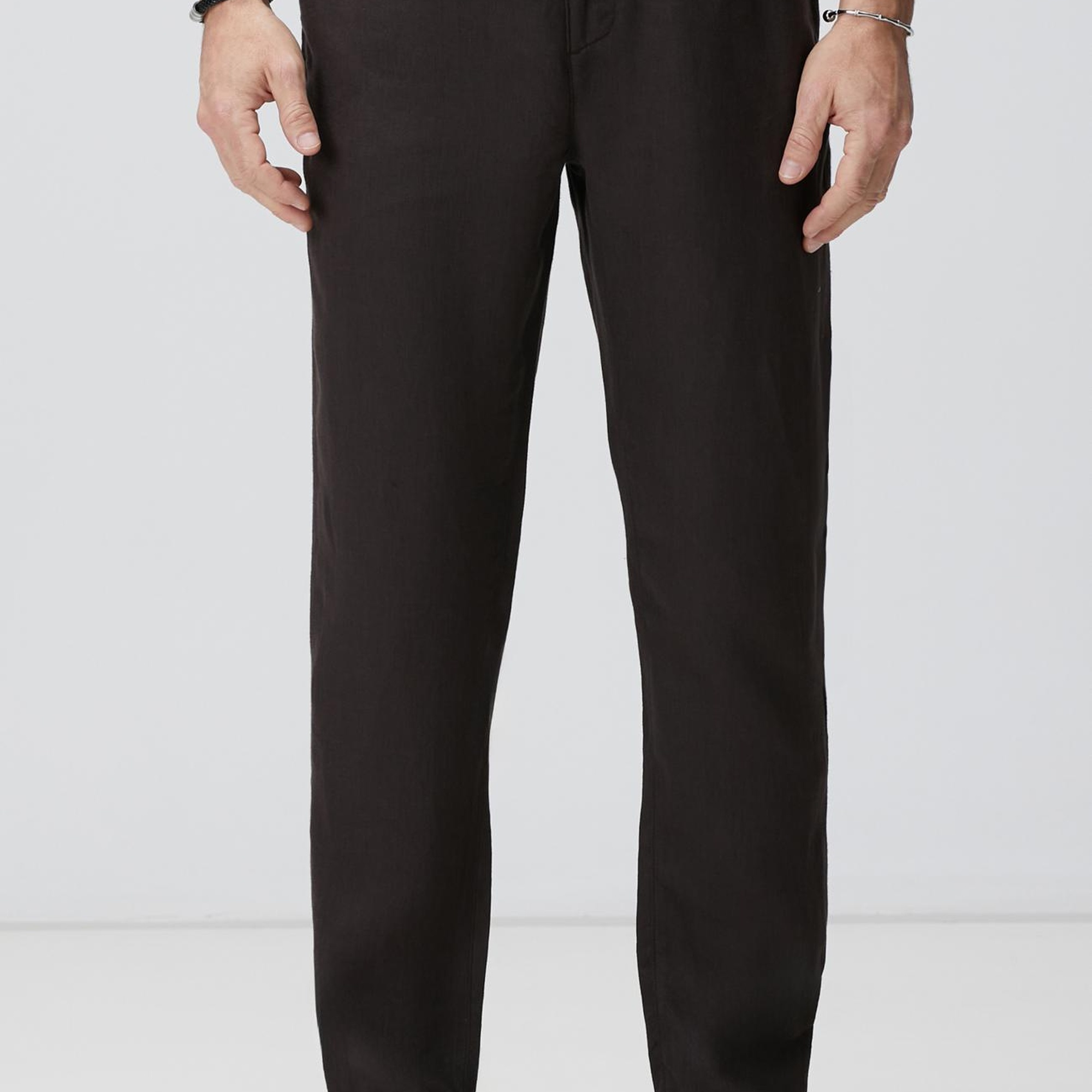 Network Erkek Kahverengi Keten Pantolon