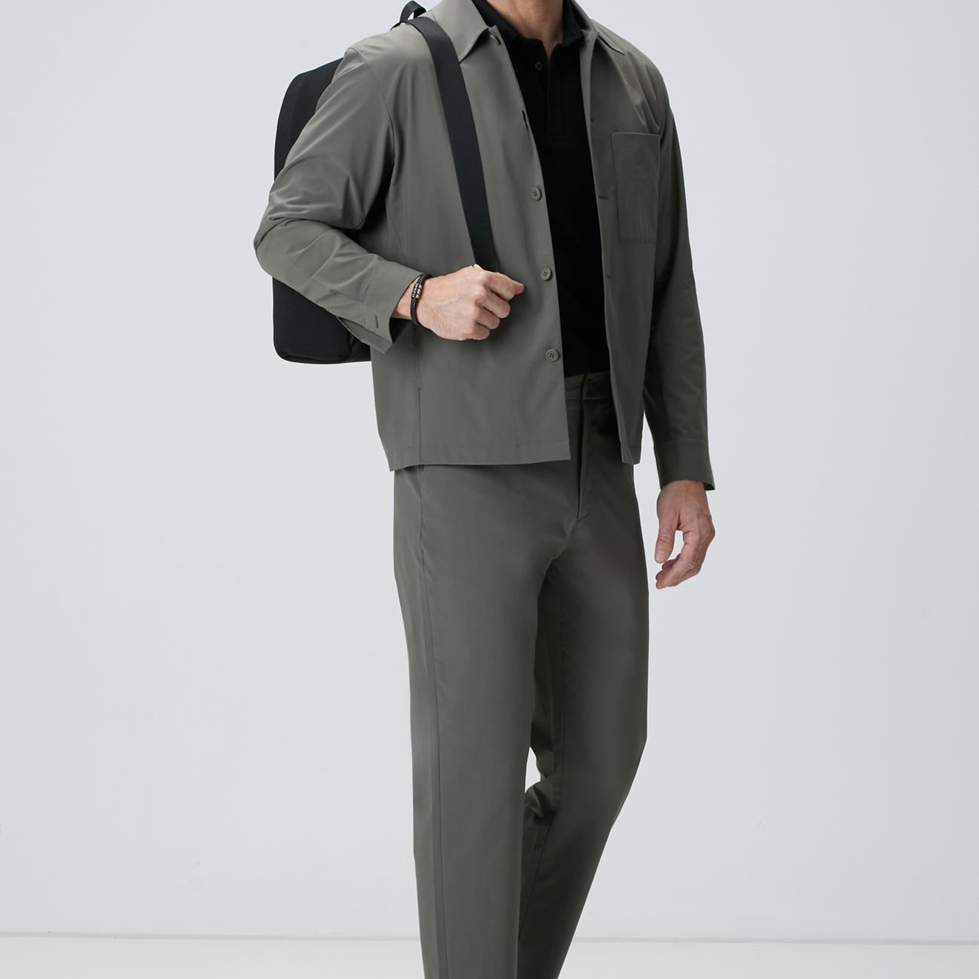 Network Erkek Haki Dış Gömlek