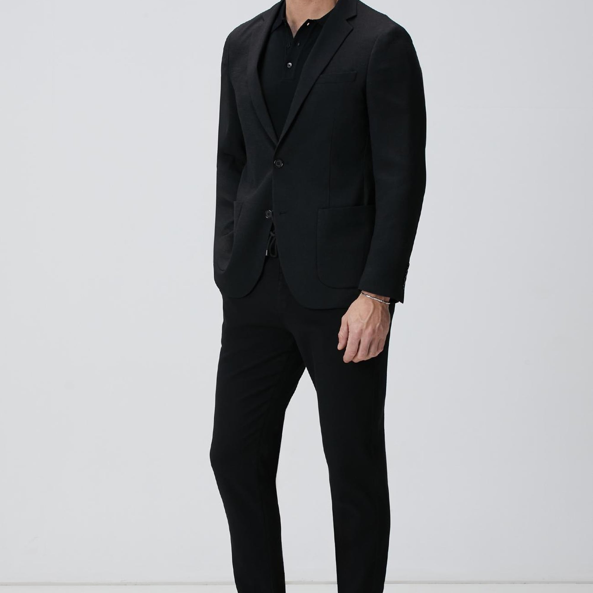 Network Erkek N-Tech Siyah Polo Yaka Kazak