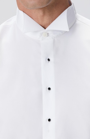  Network Erkek Beyaz Non-Iron Smokin Gömlek