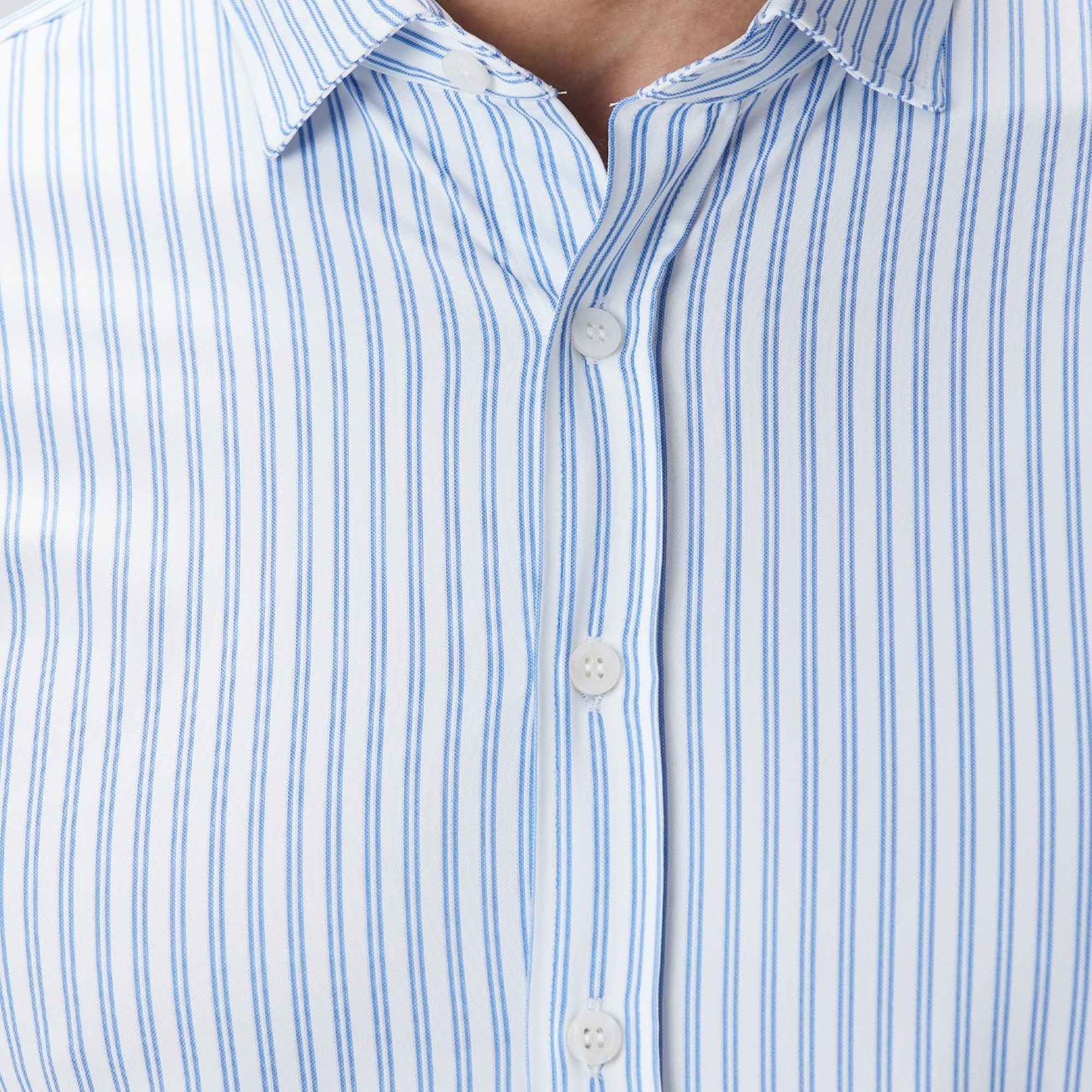 Network Erkek N-Tech Mavi Beyaz Gömlek