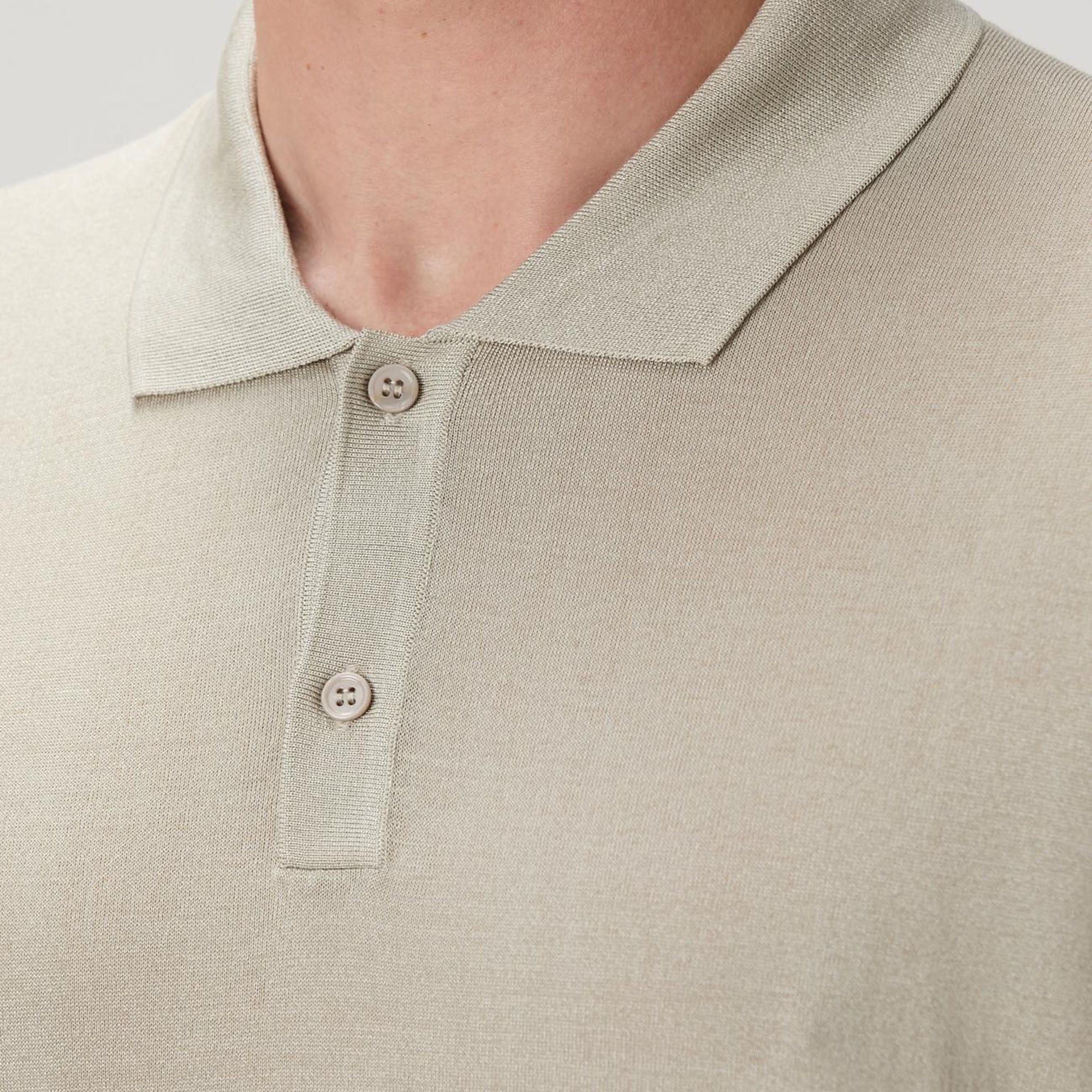 Network Erkek Limited Bej İpek Karışımlı Triko Kazak