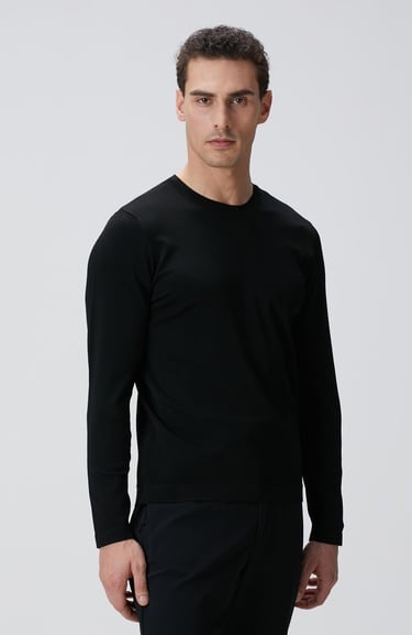  Network Erkek N-Tech Siyah Basic Kazak