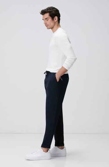  Network Erkek N-Tech Kırık Beyaz Basic Triko