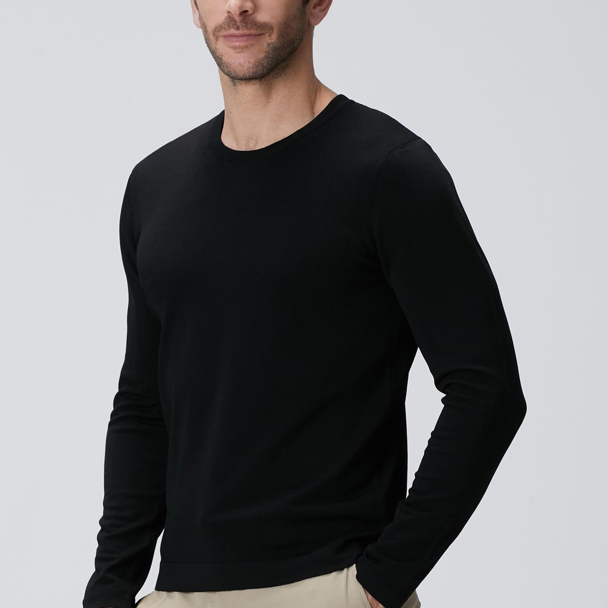 Network Erkek Siyah Triko Kazak