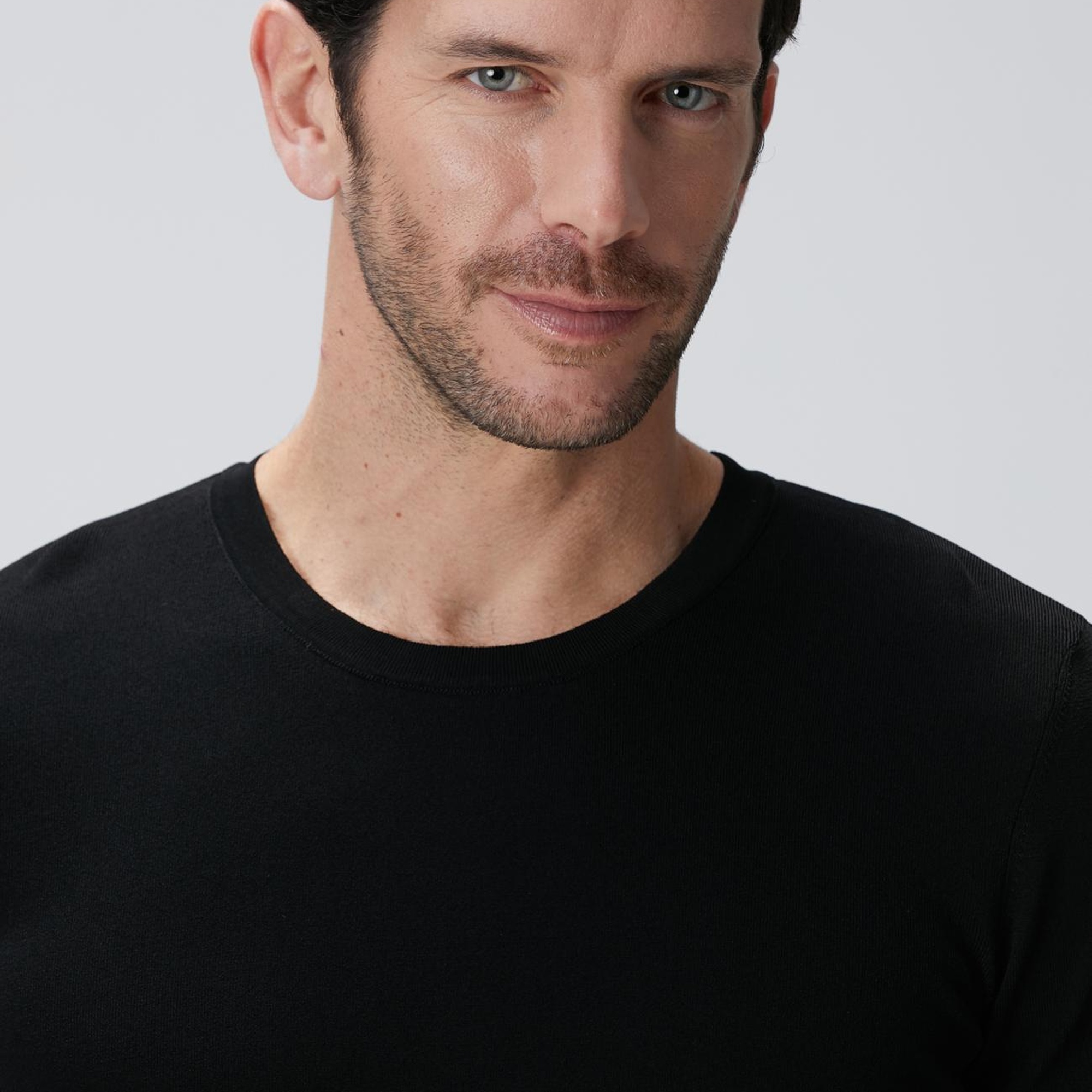 Network Erkek Siyah Triko Kazak