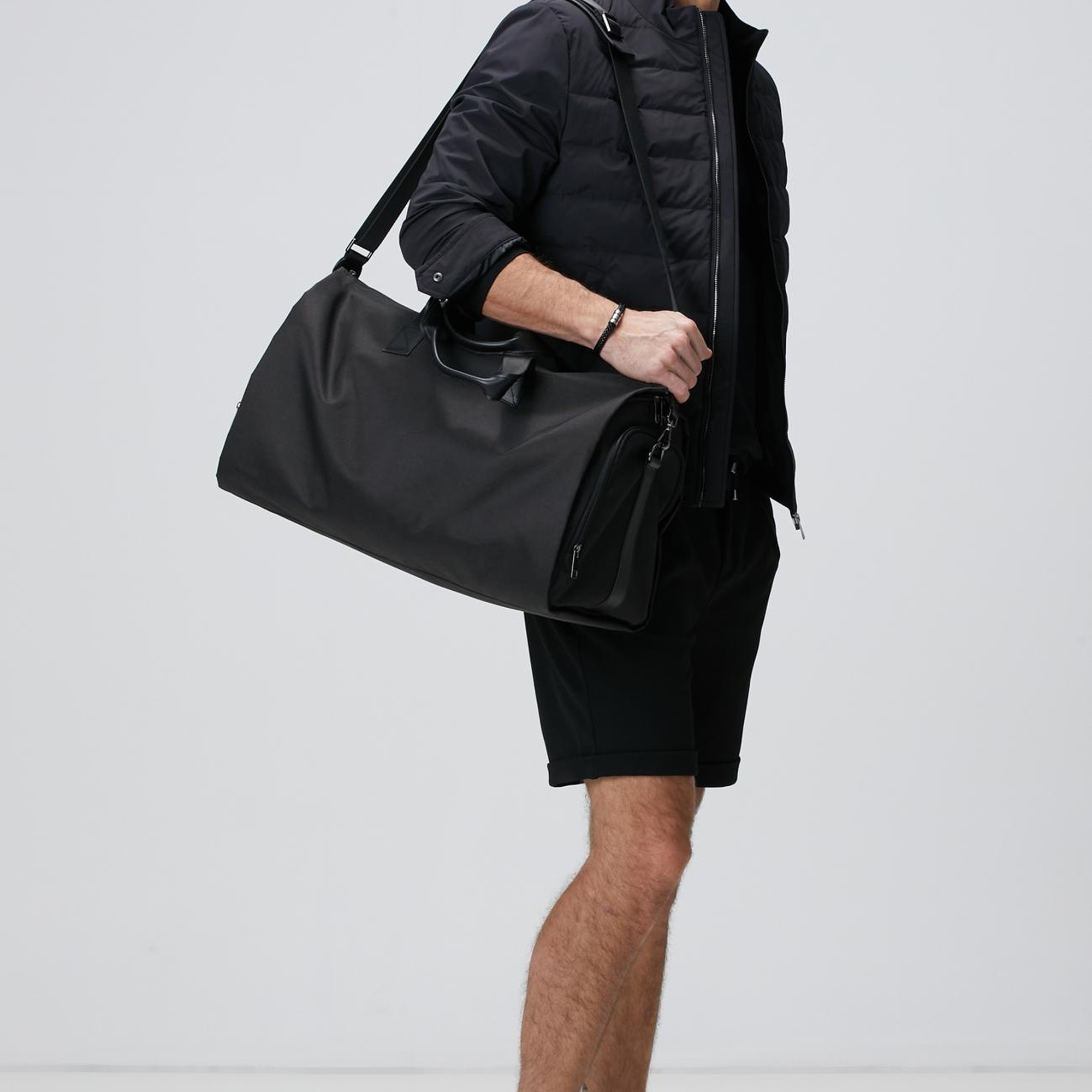 Network Erkek SiyahDeri Seyahat Çantası