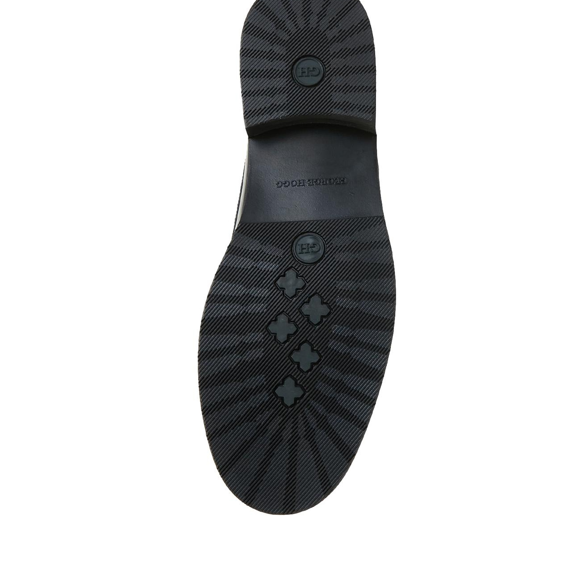 George Hogg Icons Kadın Siyah Deri Tokalı Loafer