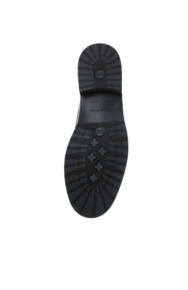  George Hogg Icons Kadın Siyah Deri Tokalı Loafer