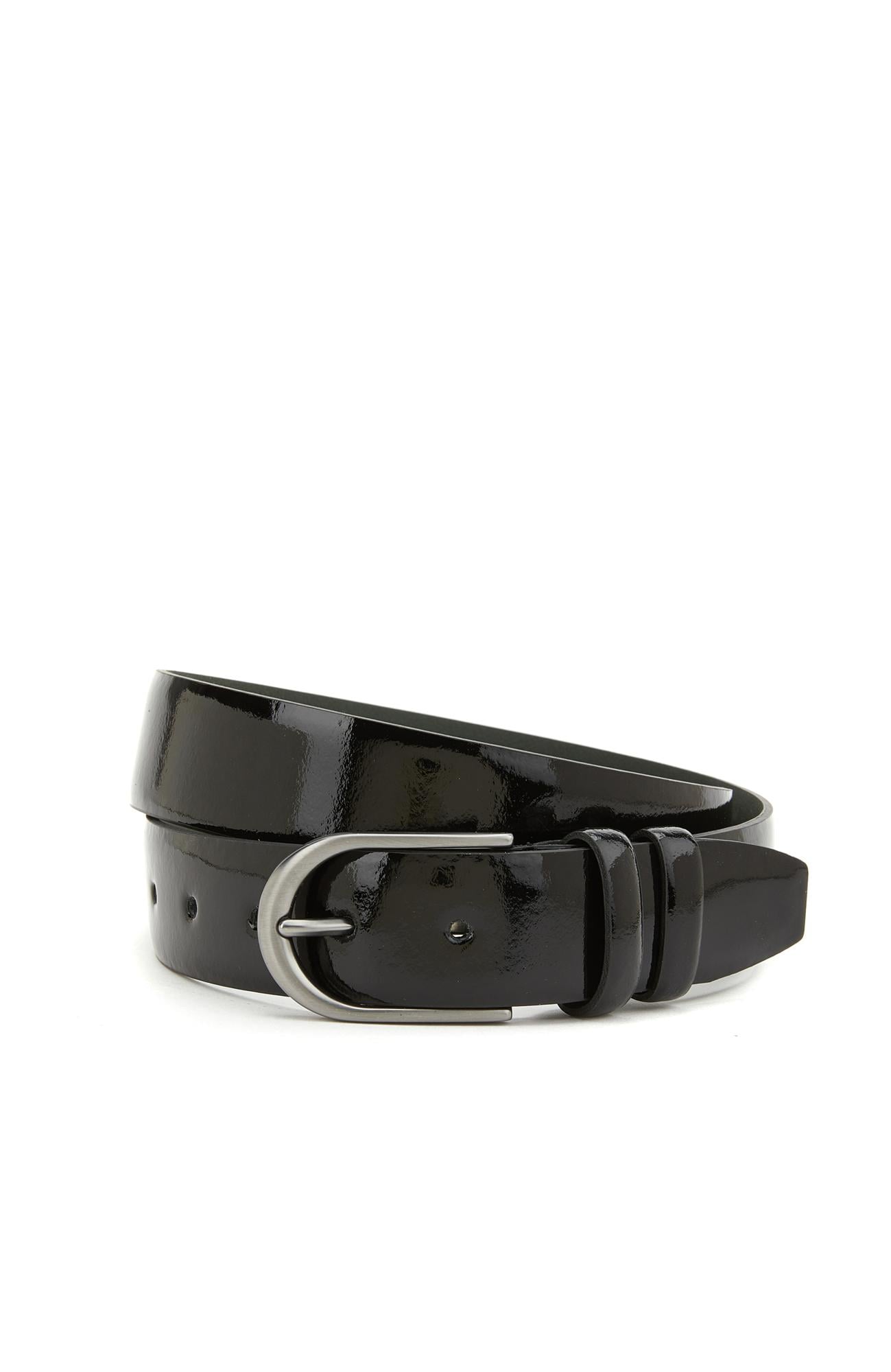  George Hogg Erkek Siyah Rugan Deri Kemer