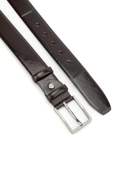  George Hogg Erkek Bordo Rugan Deri Kemer