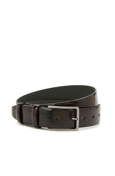  George Hogg Erkek Bordo Rugan Deri Kemer