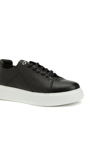  Divarese Kadın Siyah Deri Sneaker