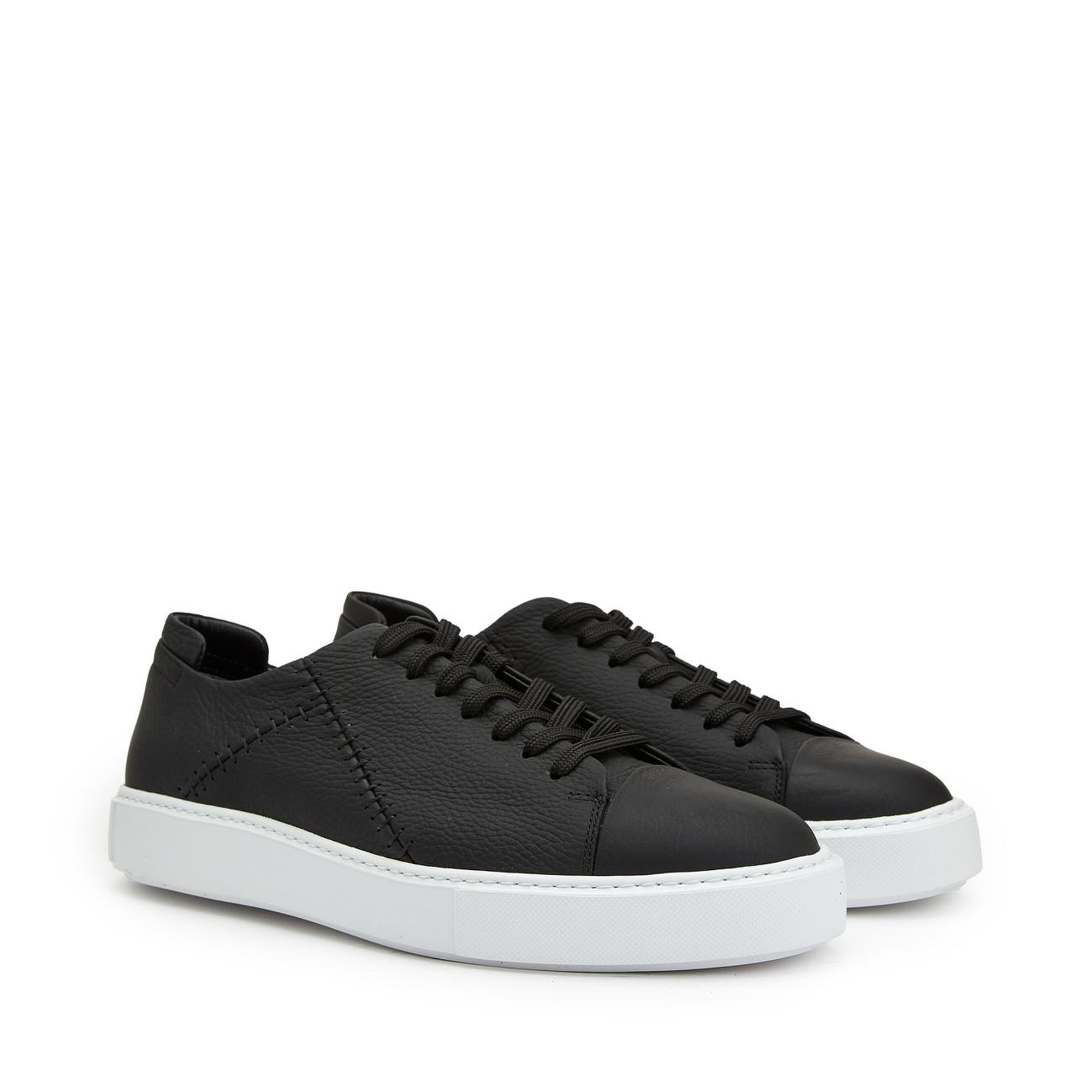 Divarese Erkek Siyah Desenli Sneaker