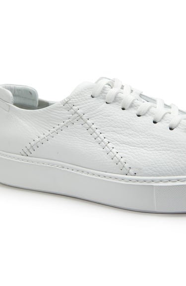  Divarese Erkek Beyaz Desenli Sneaker