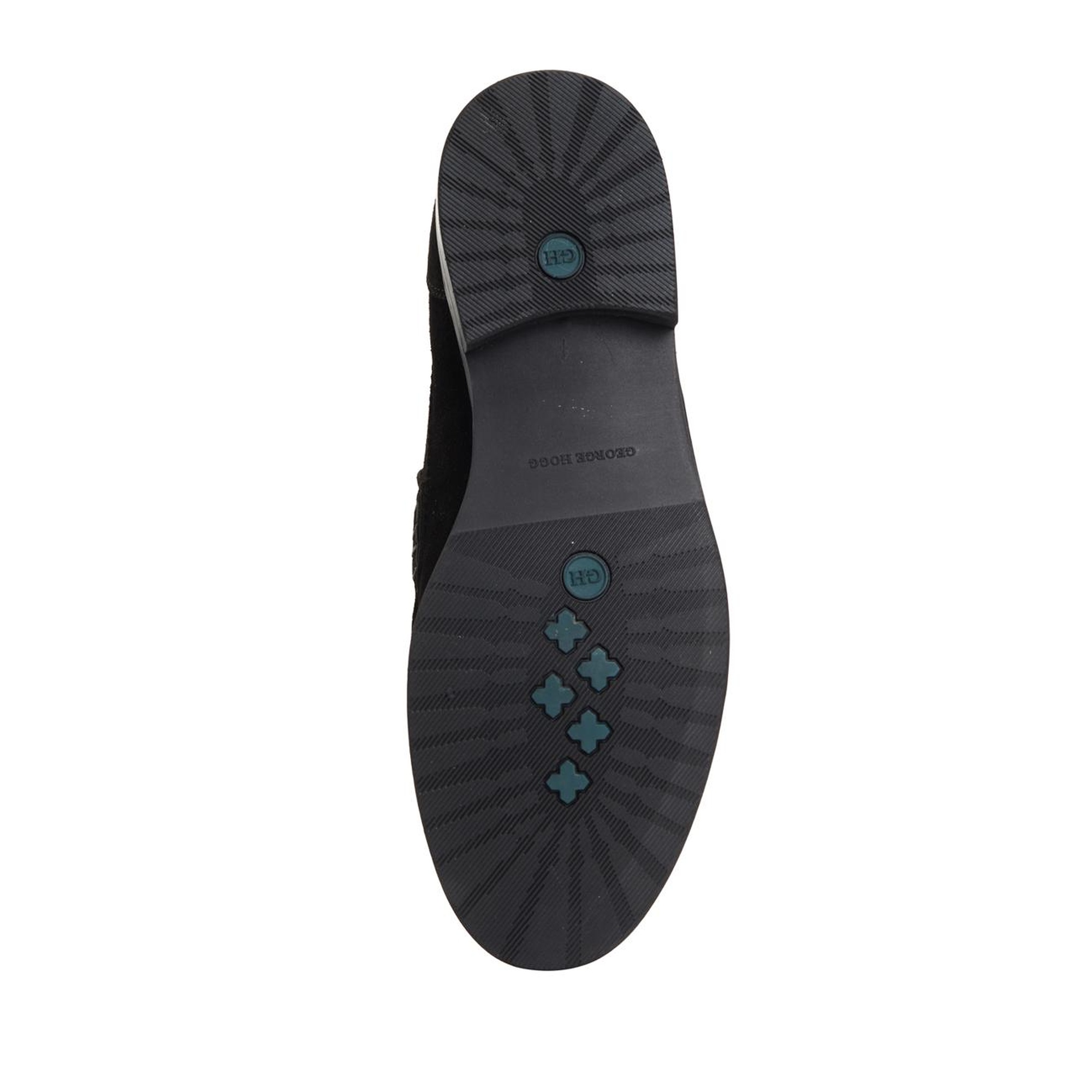 George Hogg Icons Erkek Siyah Erkek Süet Loafer