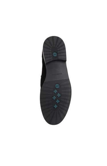  George Hogg Icons Erkek Siyah Erkek Süet Loafer