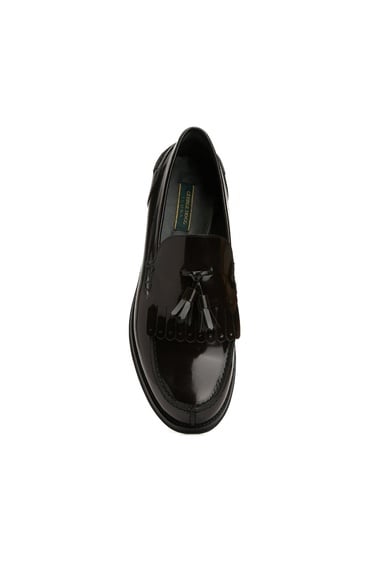  George Hogg Icons Erkek Kahverengi Çift Püsküllü Deri Loafer