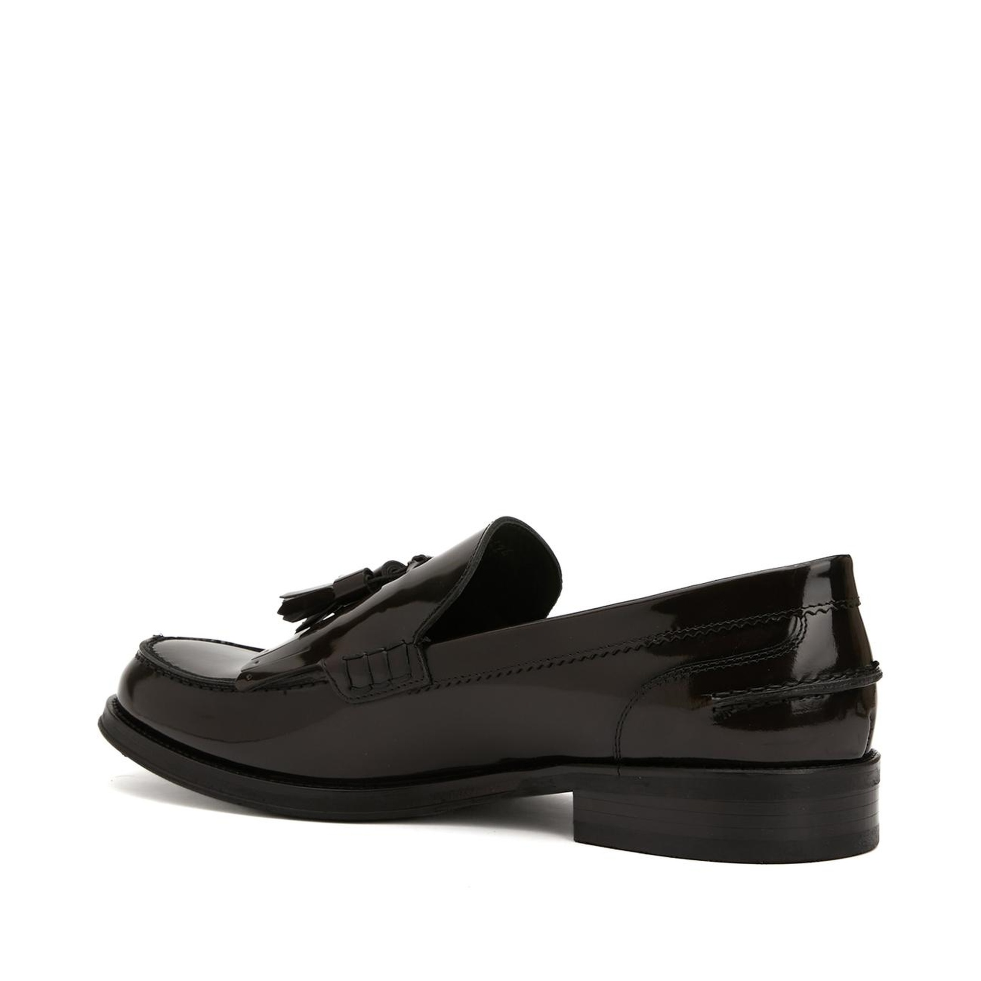 George Hogg Icons Erkek Kahverengi Çift Püsküllü Deri Loafer