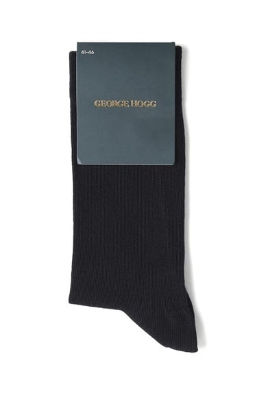  George Hogg Erkek Siyah Çorap