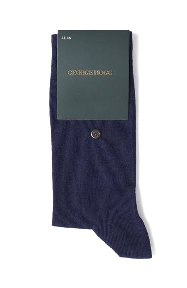  George Hogg Erkek Lacivert Çorap