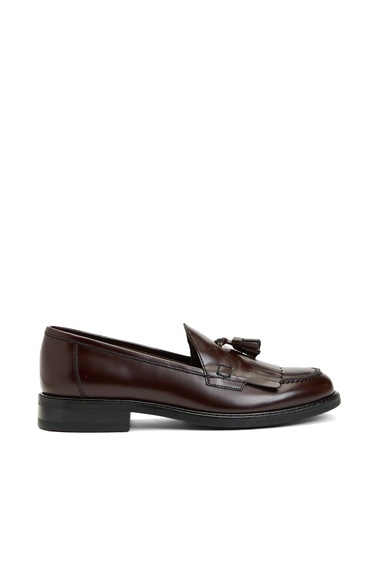  George Hogg Icons Kadın Bordo Loafer