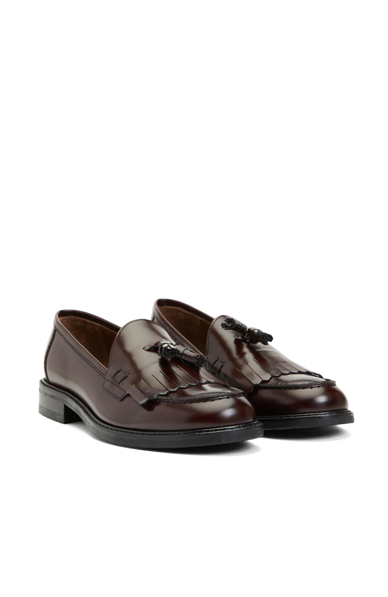  George Hogg Icons Kadın Bordo Loafer
