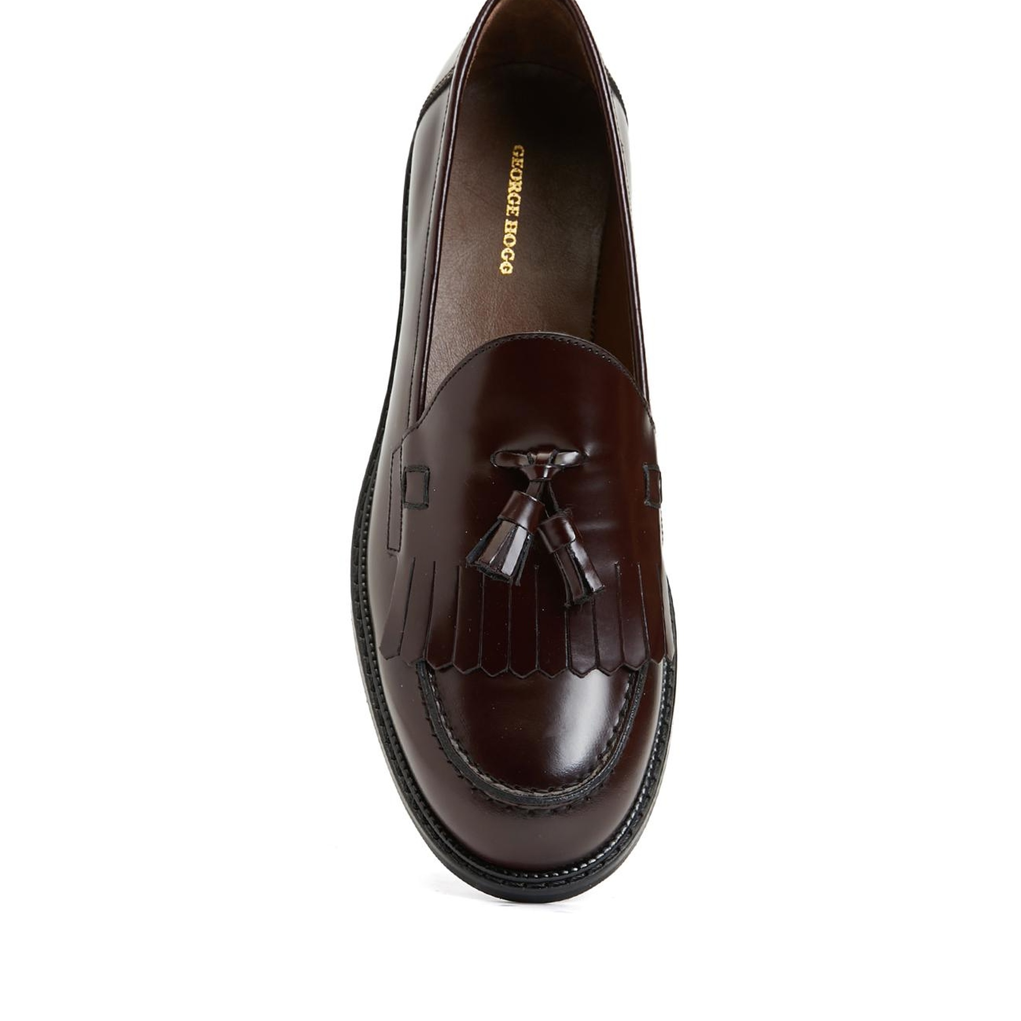 George Hogg Icons Kadın Bordo Loafer