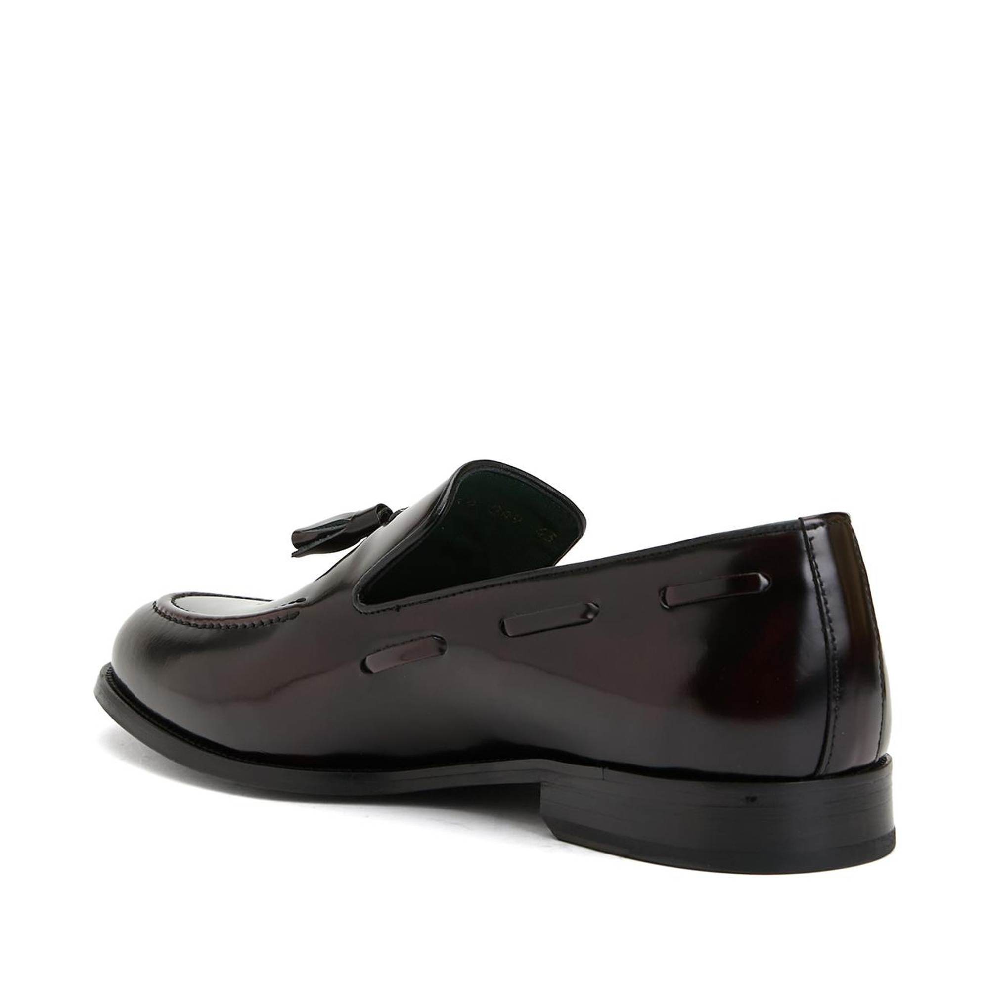 George Hogg Icons Erkek Bordo Püsküllü Deri Kösele Ayakkabı