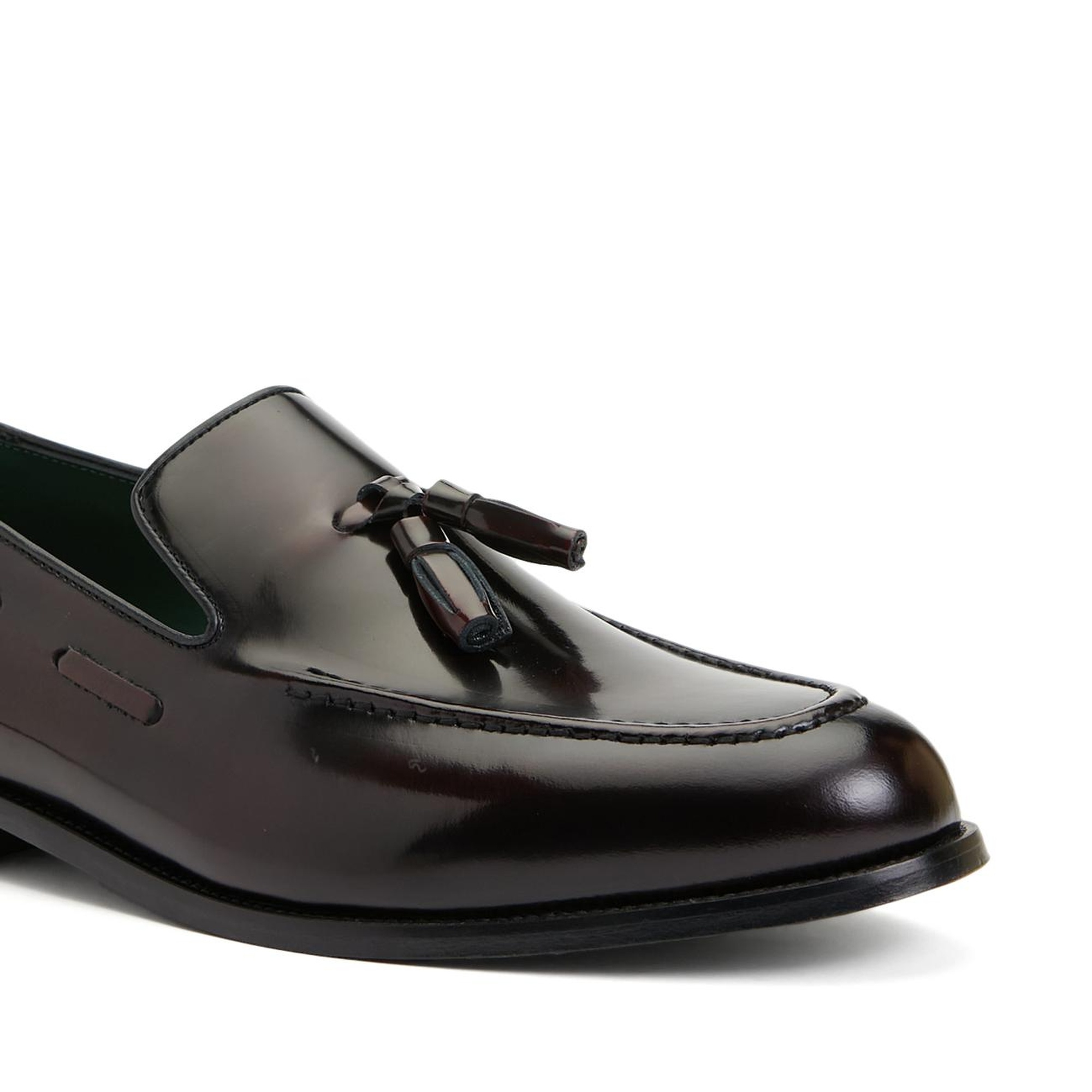 George Hogg Icons Erkek Bordo Püsküllü Deri Kösele Ayakkabı