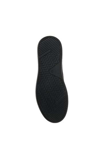  Divarese Erkek Siyah Deri Sneaker