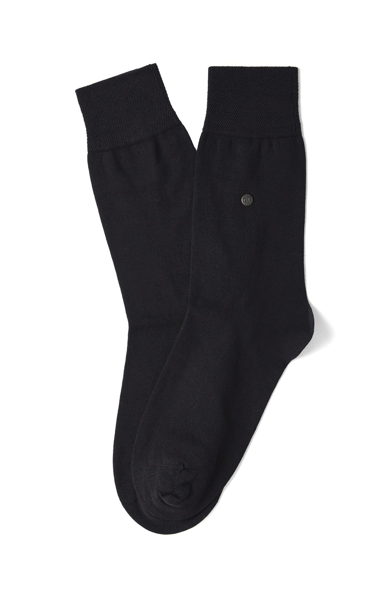  George Hogg Erkek Siyah Pamuklu Soket Çorap