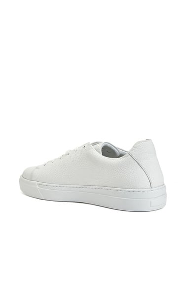  George Hogg Erkek Beyaz Yuvarlak Burun Deri Sneaker