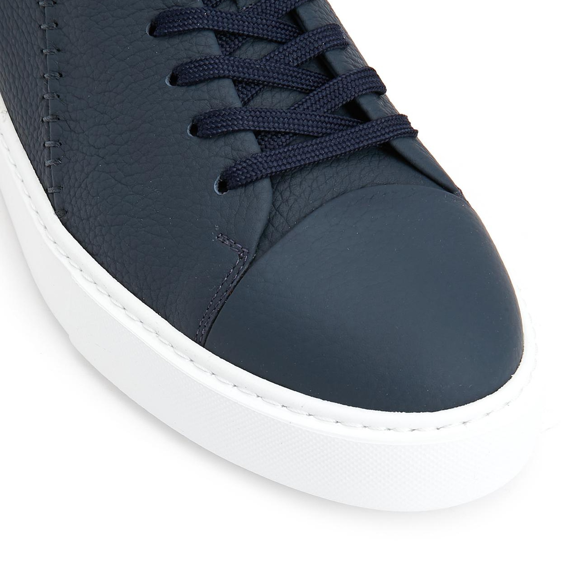 Divarese Erkek Lacivert Deri Sneaker