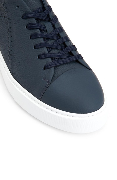  Divarese Erkek Lacivert Deri Sneaker