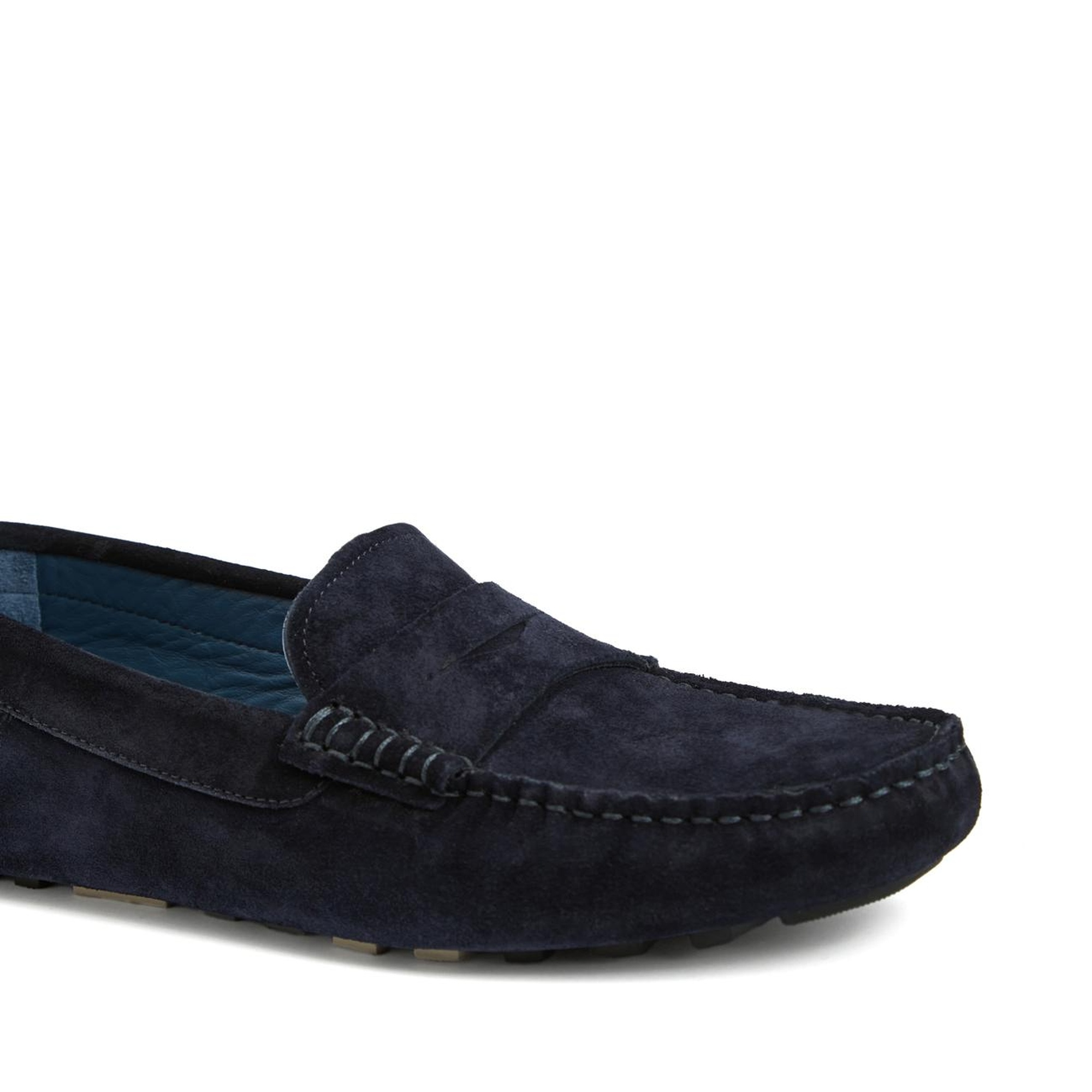 Divarese Erkek Lacivert Süet Loafer