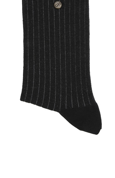  George Hogg Erkek Siyah Bambu Çorap