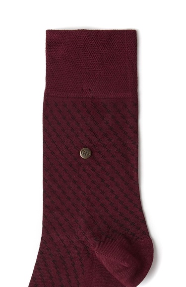  George Hogg Erkek Bordo Çorap