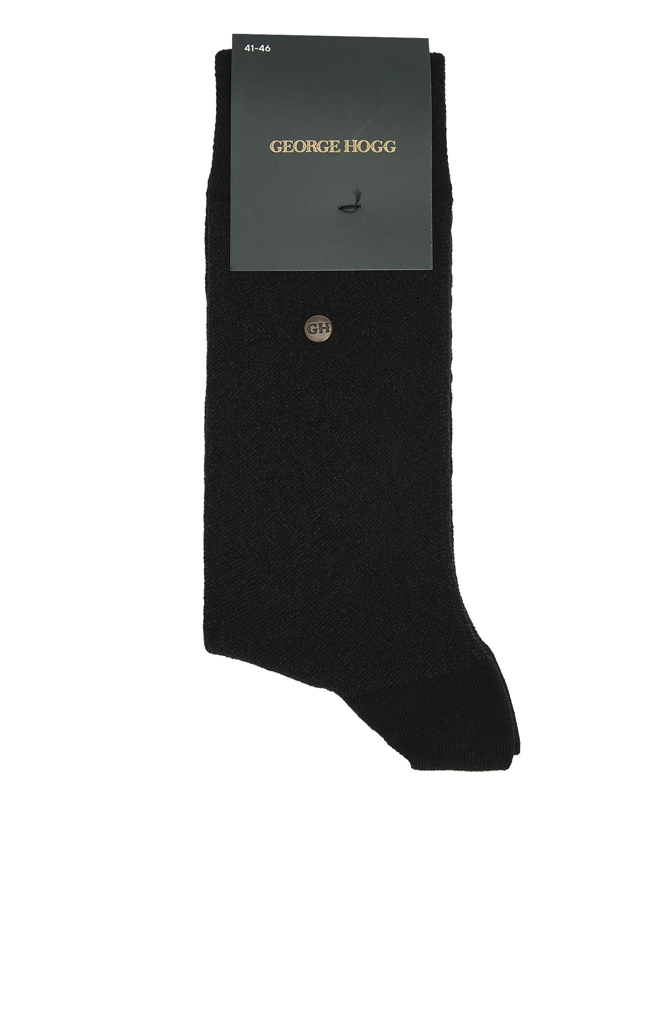 George Hogg Erkek Siyah Çorap