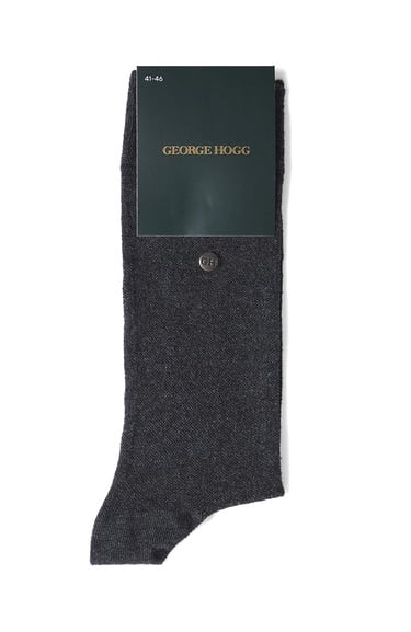  George Hogg Erkek Gri Çorap