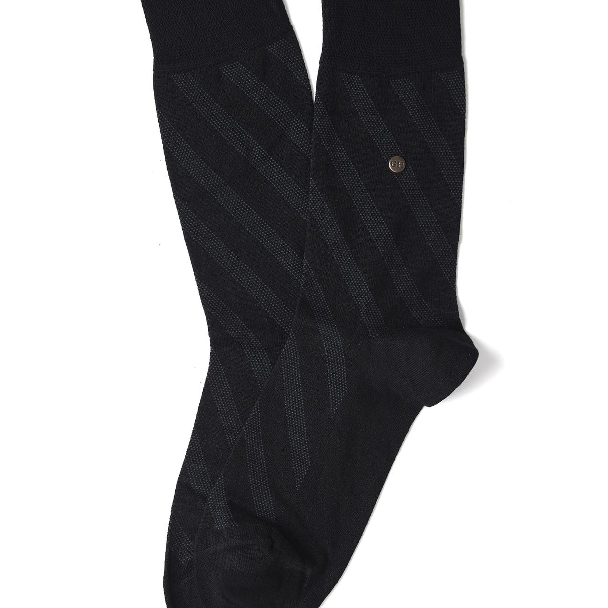 George Hogg Erkek Siyah Bambu Çorap